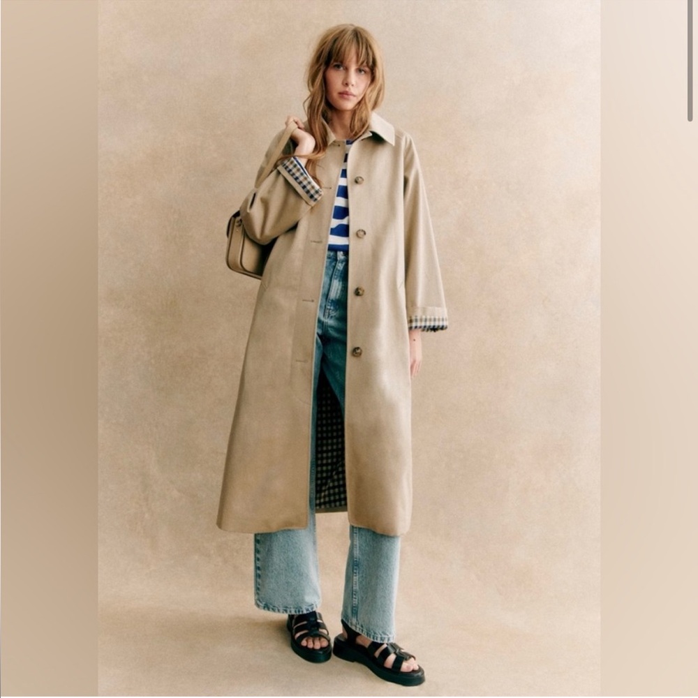 SEZANE - Clyde Trenchcoat, light beige, size 40/US8 EUC